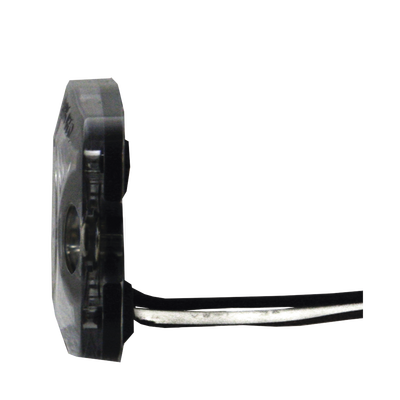 SIGNALPRO - Luz Auxiliar de 3 LED, ámbar, SAE Clase I, Lente transparente