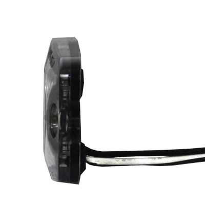 SIGNALPRO - Luz Auxiliar de 4 LED, ámbar, SAE Clase I, Lente transparente