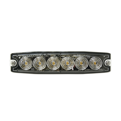 SIGNALPRO - Luz Auxiliar de 6 LED, ámbar, SAE Clase I, lente transparente