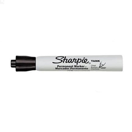 SHARPIE - Marcador permanente Sharpie tank negro barril plastico c/12