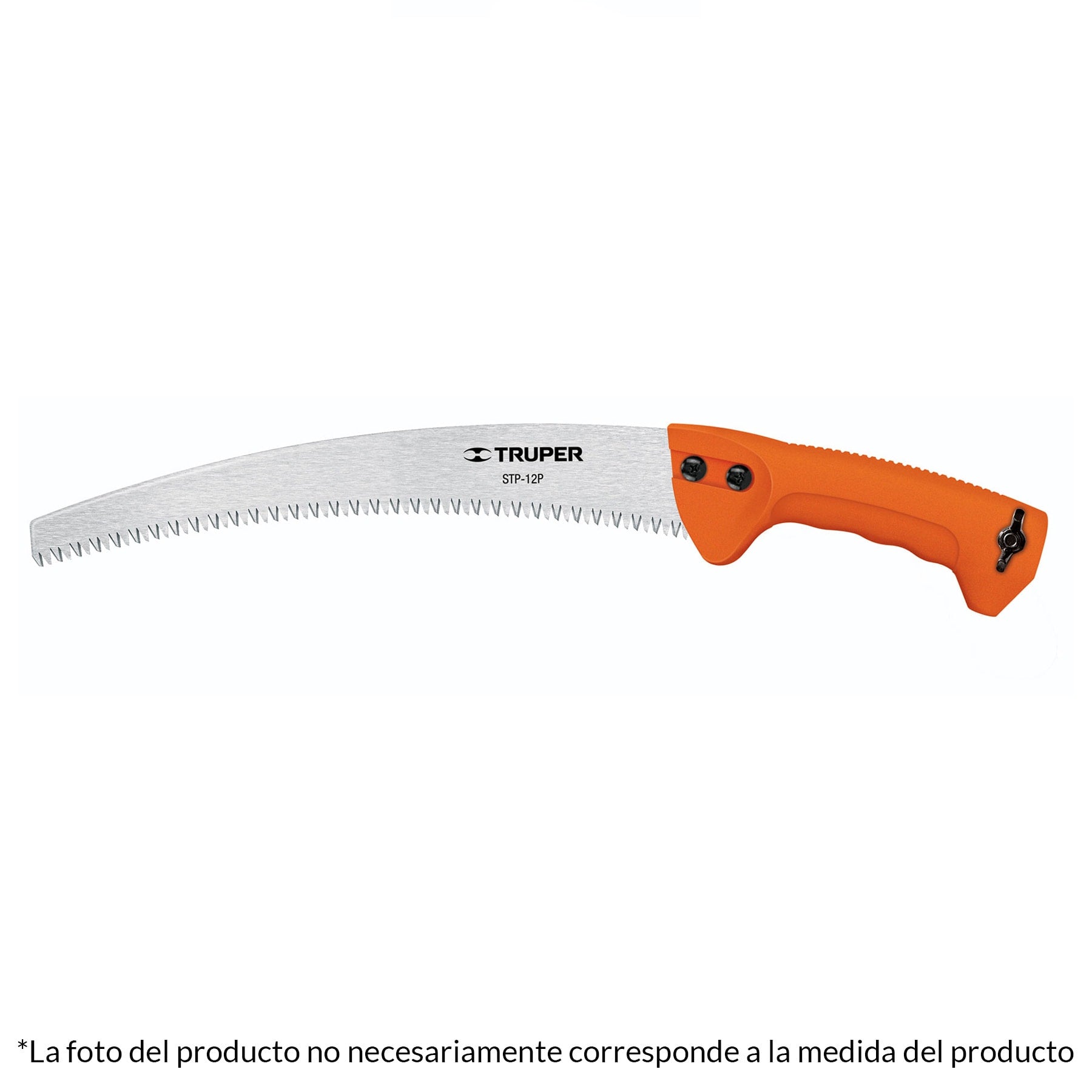 Serrucho de poda 14',hoja curva,6 DPP,mango plastico, TRUPER