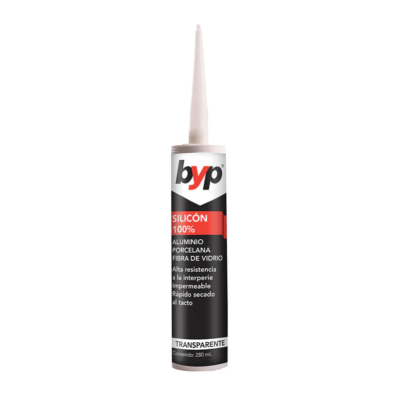 Silicón profesional transparente