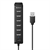 STEREN - Hub Steren USB 7 Puertos con Eliminador de 2A Color Negro
