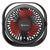 STEREN - VENTILADOR PERSONAL DE ESCRITORIO RECARG