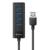 STEREN - Hub Steren USB 3.0 de 4 Puertos Cable 12.5cm Color Negro