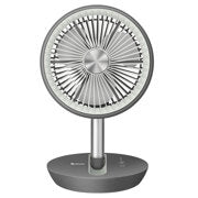 STEREN - VENTILADOR STEREN PLEGABLE RECARGABLE COLOR GRIS