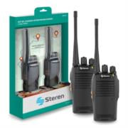 STEREN - Kit Radio Steren RAD-010 2 Radios de 2 Vías Amateur 3W Color Negro