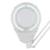 STEREN - Lámpara LED Steren con Lupa 5x Brazo Artículado Color Blanco
