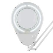 STEREN - Lámpara LED Steren con Lupa 5x Brazo Artículado Color Blanco