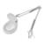 STEREN - Lámpara LED Steren con Lupa 5x Brazo Artículado Color Blanco