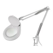 STEREN - Lámpara LED Steren con Lupa 5x Brazo Artículado Color Blanco