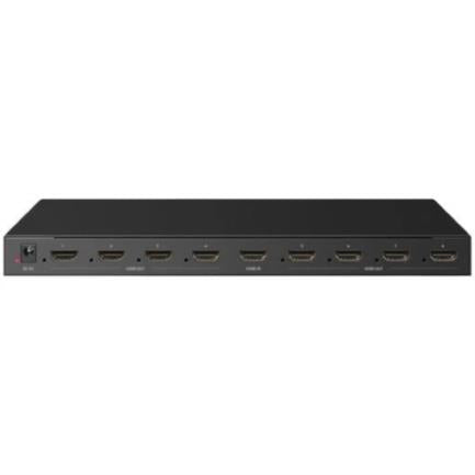 STEREN - Divisor Steren con Amplificador 8 Puertos HDMI con Booster UHD 4K