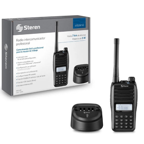 STEREN - RADIO PORTATIL STEREN PROF.D/LARGO ALCANCE 7W C