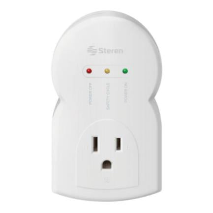 STEREN - Protector de Voltaje Steren Contra Variaciones 3600W para Electrodomésticos