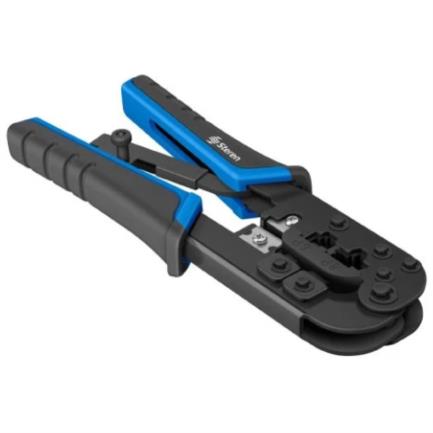 STEREN - Pinza Profesional Steren Ponchadora Plug RJ11/RJ12/RJ45