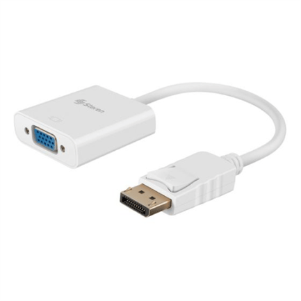 STEREN - Adaptador Steren DisplayPort a VGA Color Blanco