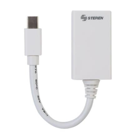 STEREN - Adaptador Steren Mini DisplayPort/Thunderbolt a HDMI Windows/Mac Color Blanco