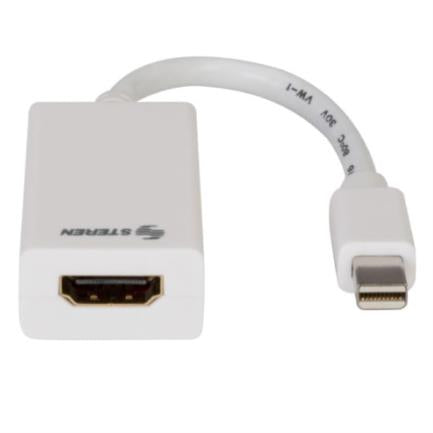 STEREN - Adaptador Steren Mini DisplayPort/Thunderbolt a HDMI Windows/Mac Color Blanco
