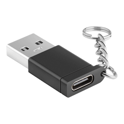 STEREN - Adaptador Steren Tipo Llavero Jack USB-C a Plug USB 3.0