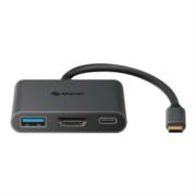STEREN - Adaptador Steren USB-C a HDMI/USB 3.0/USB-C Color Negro