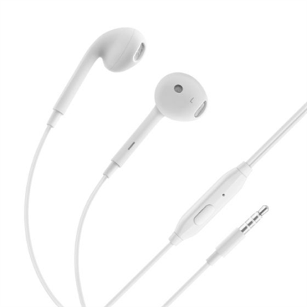 STEREN - Audífonos Steren Manos Libres Cable Delgado Color Blanco