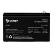 STEREN - Batería Steren Sellada Ácido-Plomo 12 Vcc 7 Ah Color Negro