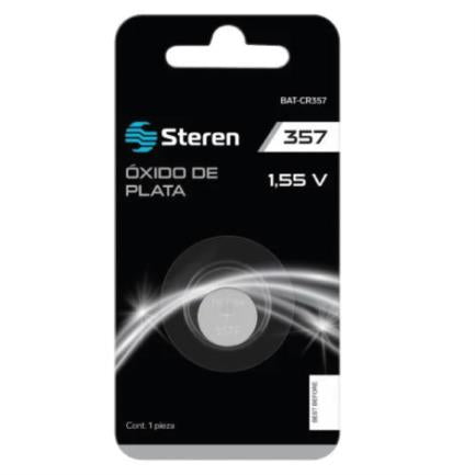 STEREN - Pila Steren de Óxido de Plata 1.5V 130mAh Tipo Botón