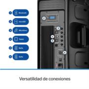 STEREN - Bafle Steren Semi Profesional 15" Bluetooth/MP3/Aux/Micrófono 3000 W PMPO Color Negro