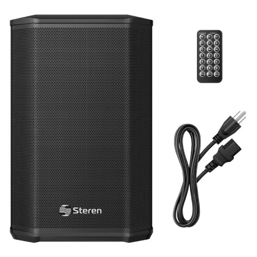 STEREN - Bafle Steren Bluetooth de 8 pulg con BAT REC Y
