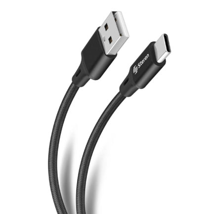 STEREN - CABLE STEREN USB A USB C TIPO CORDON 1.9M