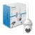 STEREN - Cámara Seguridad Steren Wi-Fi/Ethernet FHD Robotizada Seguidor de Movimiento para Exterior Color Blanco