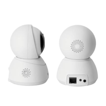 STEREN - Cámara Seguridad Steren Wi-Fi/Ethernet 3MPx Robotizada Seguidor de Movimiento Color Blanco