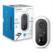 STEREN - Cámara Seguridad Steren Wi-Fi FHD Fija con Batería Recargable Color Blanco
