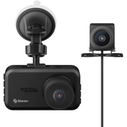 STEREN - CAMARA STEREN PARA AUTO C/CAM TRASERA Y GRABADO