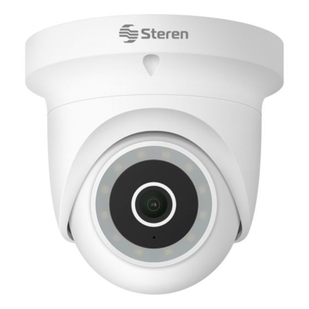 STEREN - Cámara de Seguridad Steren CCTV-231 Wi-Fi 3 Mpx HDR Robotizada para Exterior Tipo Domo Blanca