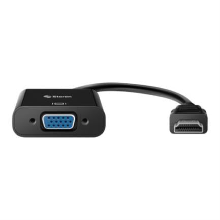 STEREN - Convertidor Steren HDMI a VGA Audio-Video Color Negro