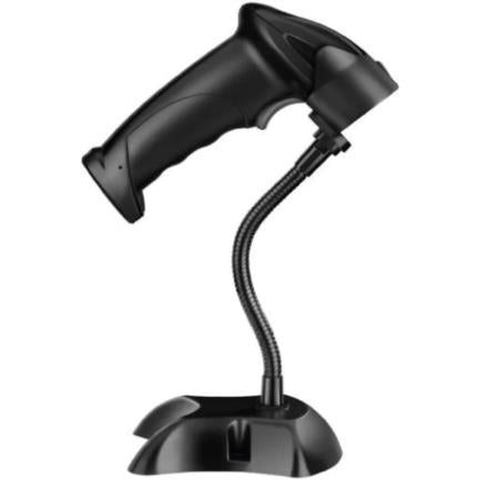 STEREN - Lector de Códigos de Barra Steren Inalámbrico Plug-Play Color Negro