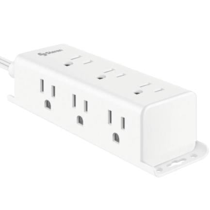 STEREN - Tira Multicontacto Steren de 9 Salidas Longitud 1.1m Blanco