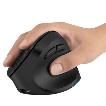STEREN - MOUSE STEREN BT + RF ERGONOMICO BAT REC MULTIEQUIPO (MULTIDISPOSITIVO PUEDES MANEJAR 2 DISPOSITIVOS A LA VEZ )