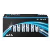 STEREN - Pilas Steren Alcalinas Tipo "AAA" 1.5V C/40 Pzas