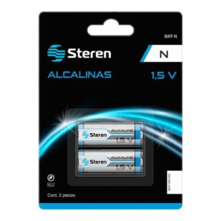STEREN - Pilas Steren Paquete de 2 Pilas N