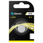 STEREN - Pilas Steren de Litio Tipo Botón CR1632 3Vcc 55mAh Uso en Relojes