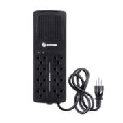 STEREN - Regulador de Voltage Steren 1000W 8 Contactos Color Negro