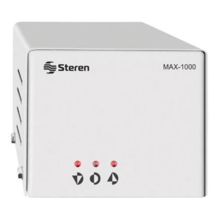 STEREN - Regulador de Voltaje Steren MAX-1000 Metálico 1000W 4 Contactos