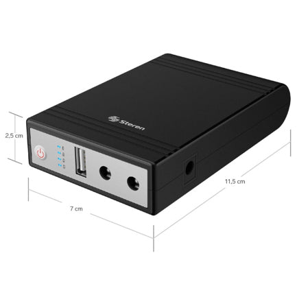 STEREN - Mini UPS Steren para Modem 5000 MAHX2