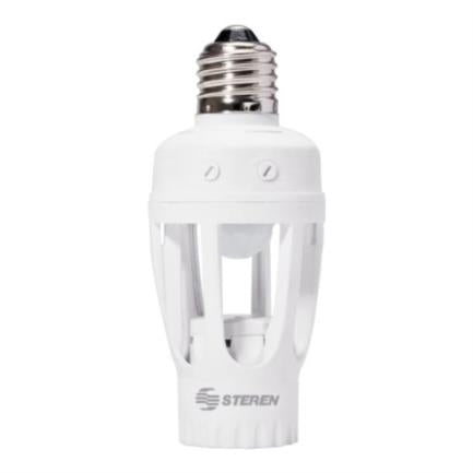 STEREN - Socket Steren Sensores de Movimiento 360 grados Luminosidad