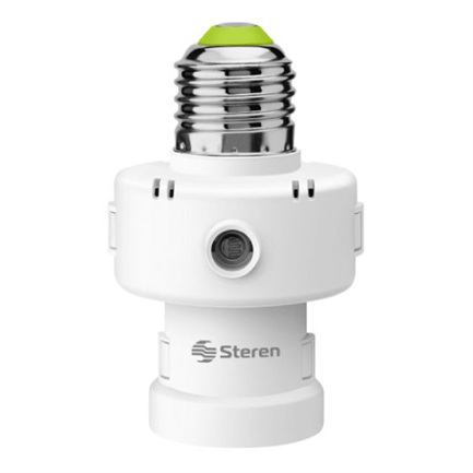 STEREN - Socket Steren con Fotocelda para Focos LED Carga 60W