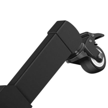 STEREN - Soporte Steren Móvil para TV 19" a 83" Con Repisa Soporta Hasta 60kg Color Negro
