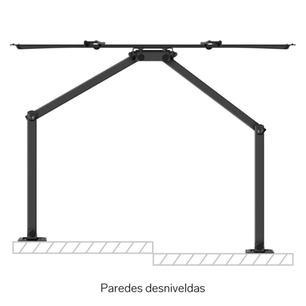 STEREN - Soporte para Pantallas Steren 40-80 IN con Brazo AR