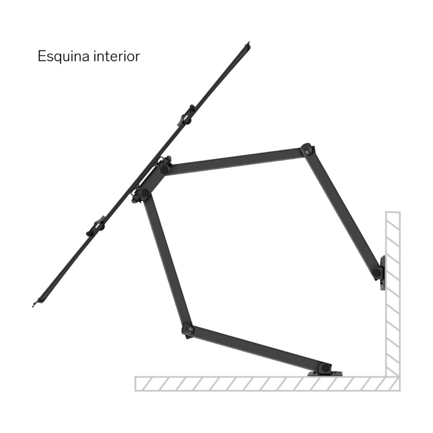STEREN - Soporte para Pantallas Steren 40-80 IN con Brazo AR